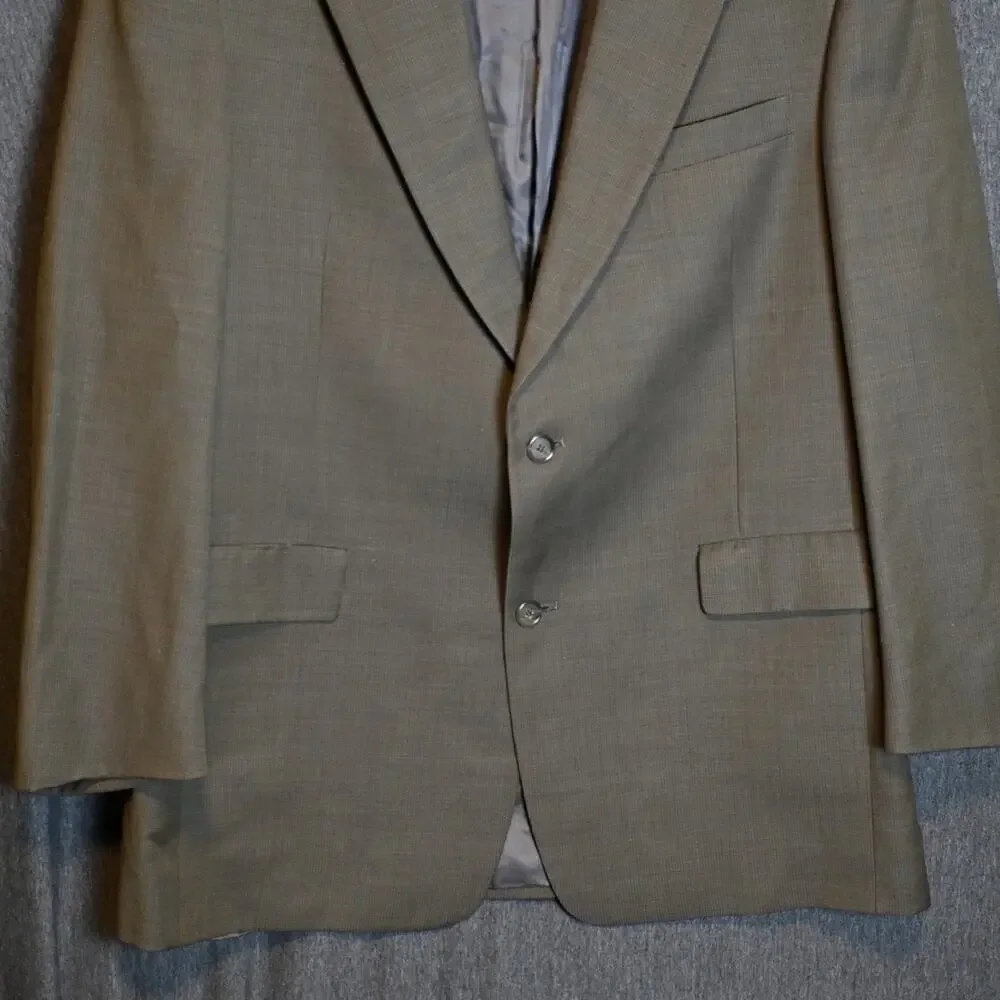 Hart Schaffner & Marx Men's 42R Wool Two Button Blazer